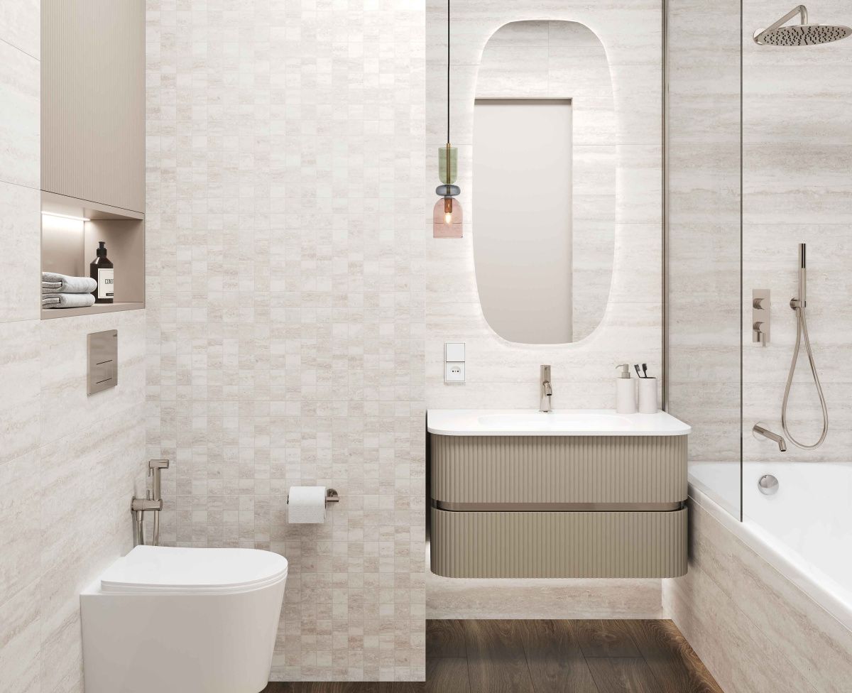 Giza Crema кремовый 30x89,5 плитка матовый LP3090B0051R. Коллекция Giza Crema