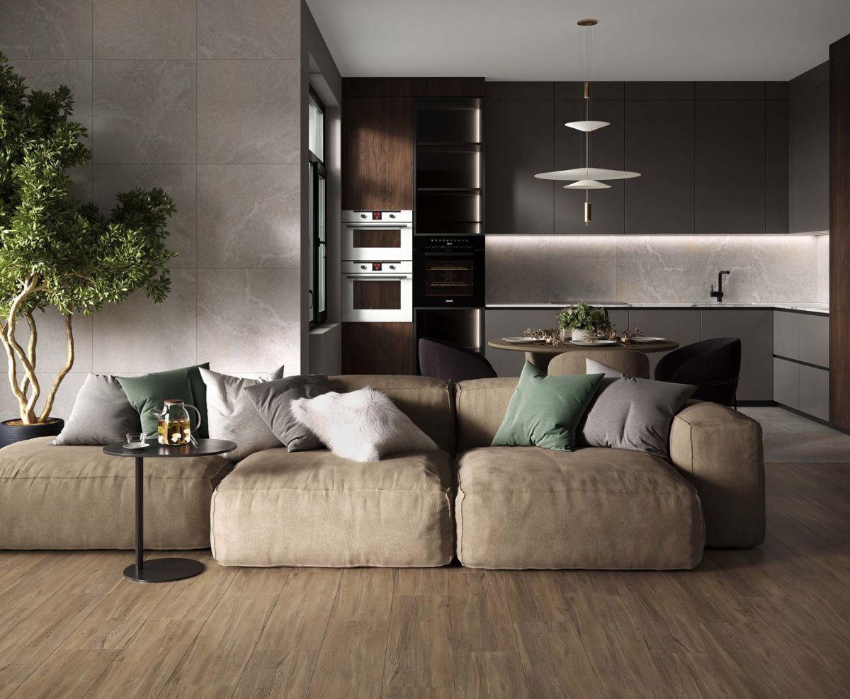 Tabula Beige бежевый 20x80 керамический гранит матовый K952693R0001LPET. Коллекция Tabula