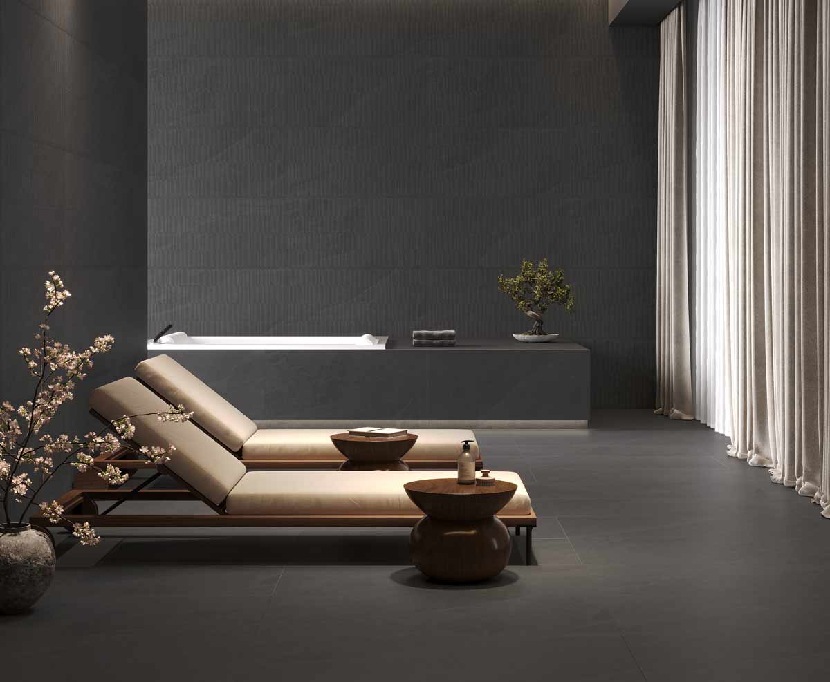 Badrock Shadow 60x120 керамический гранит матовый патинированный. Коллекция Badrock Shadow Pro