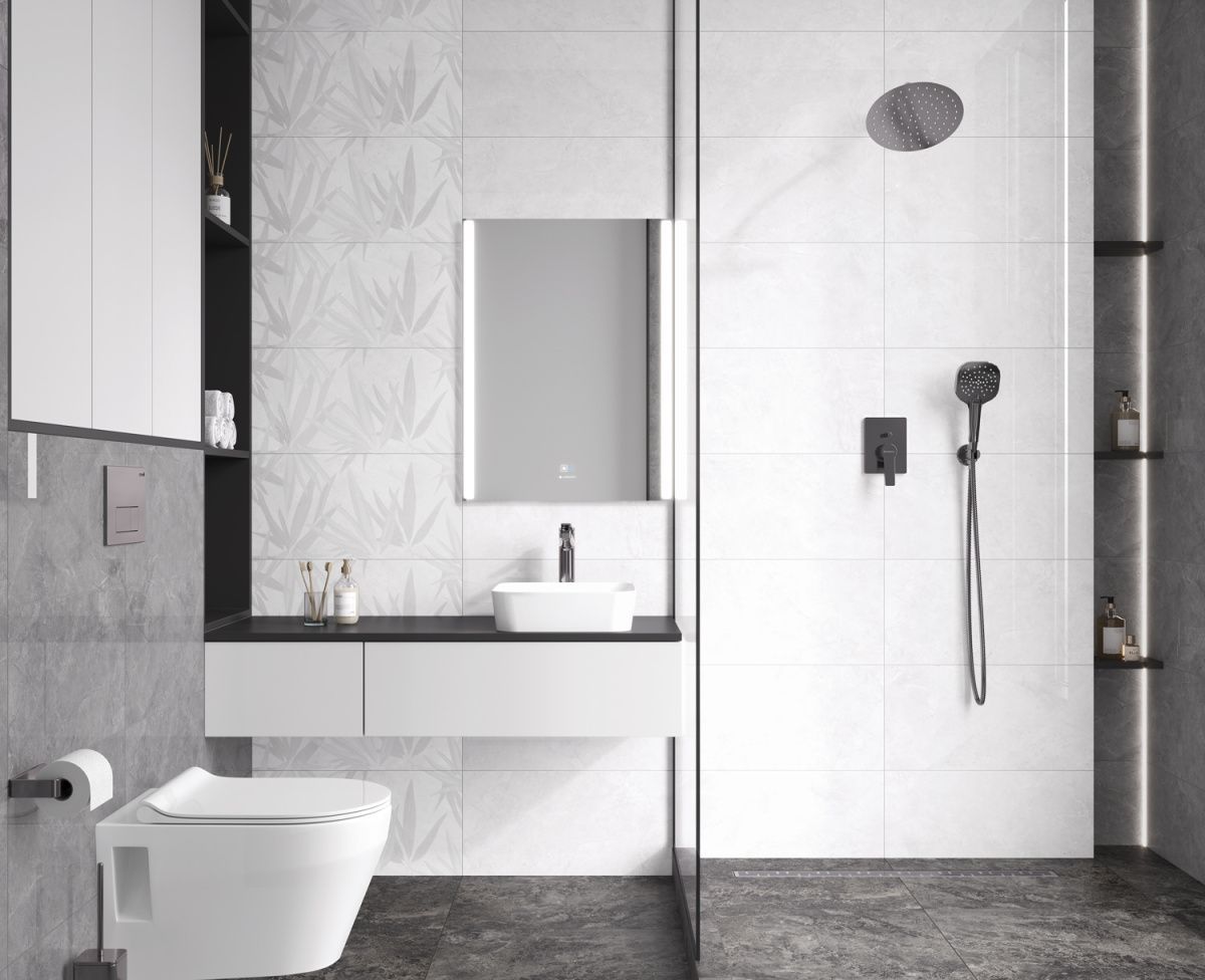 Aston плитка светло-серый 30х60. Коллекция Aston