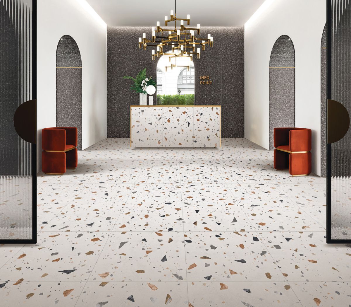 Gravity White 60x120 керамический гранит матовый карвинг. Коллекция Gravity White