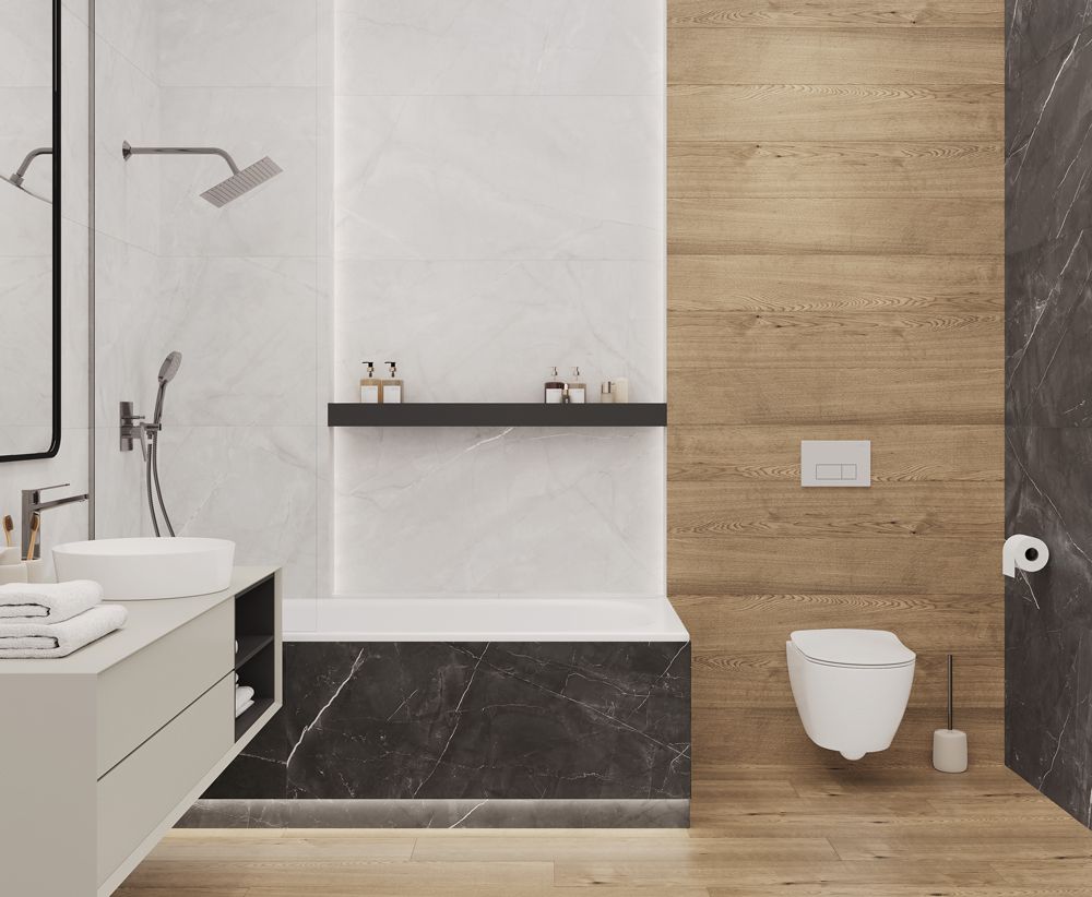 Timeless Grigio серый 60x60 керамический гранит матовый карвинг LP6060G0031R. Коллекция Timeless Grigio