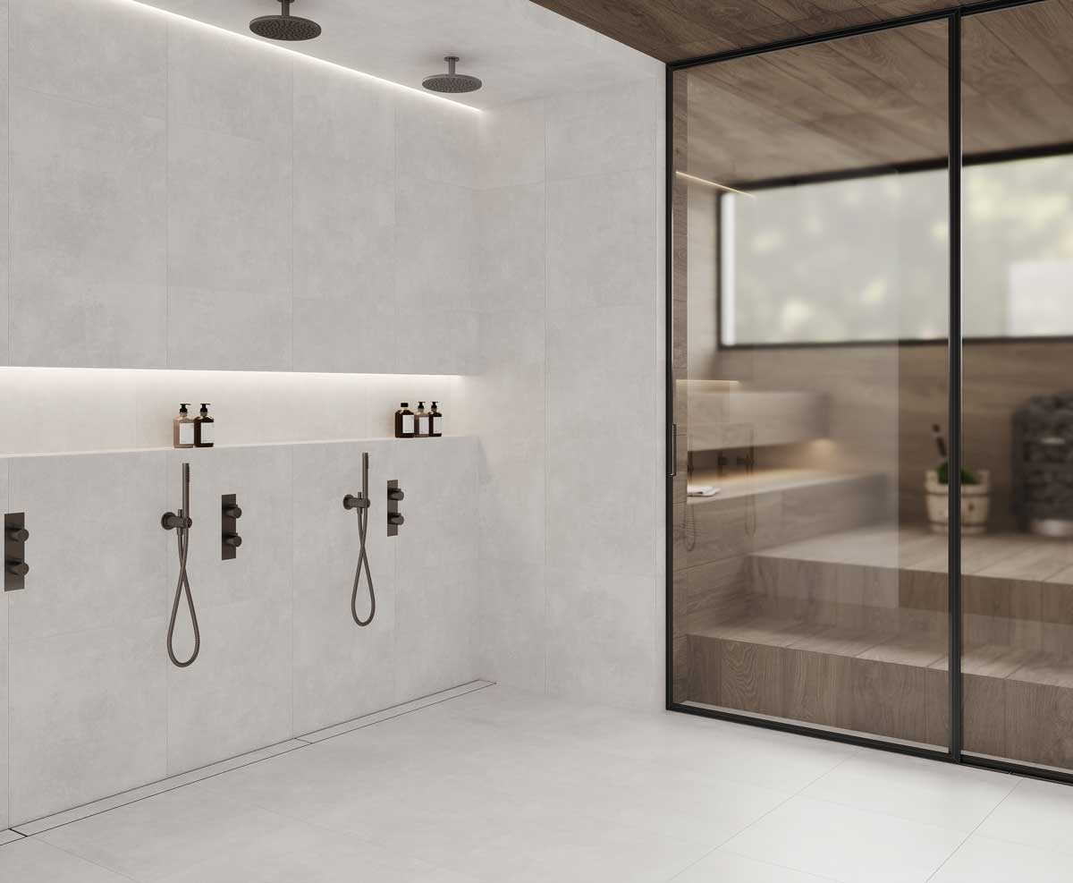 Betonica Silver PRO 80x160 керамический гранит матовый (ghr) софт. Коллекция Betonica Silver PRO