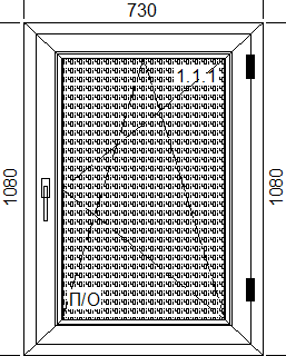 Окно Brusbox 70-6 (730 х 1080 мм)