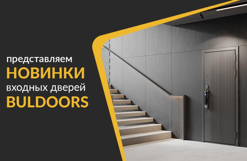 У нас новинки! Серия входных дверей «Buldoors»!