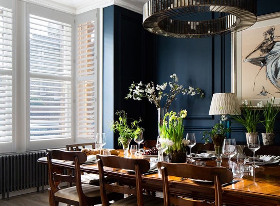 Жалюзи и рулонные шторы для столовой: рекомендации по выбору