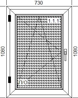 Окно Brusbox 70-6 (730 х 1080 мм)