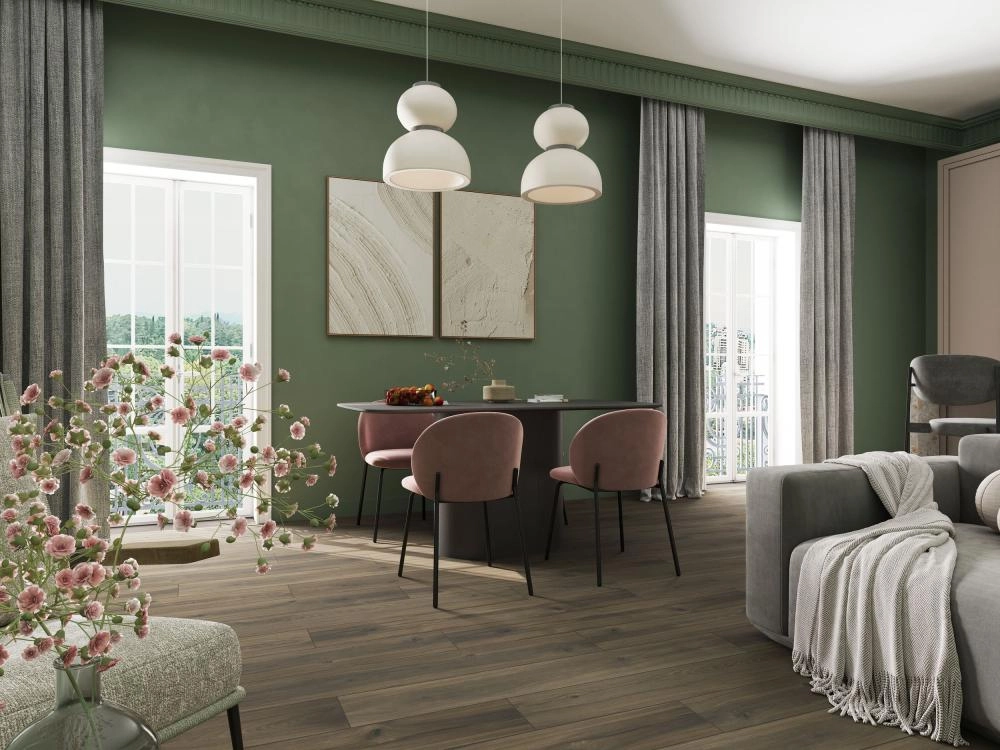 Ламинат EVERSENSE Classic EL1039 Дуб Вирдиа коричневый