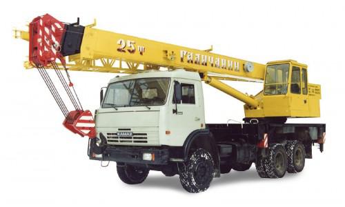 Аренда. Автомобильный кран (грузоподъемность 25 т, вылет стрелы 28 м)