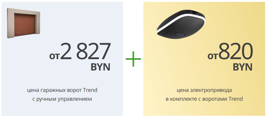 Акция «Ворота для комфорта 2025» — скидка на ворота Trend до 15%