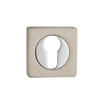 Накладка для евроцилиндра Е7 квадрат SN/PC Senat