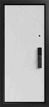 Тринити Эмаль RAL 7011 ПВХ ZB Белый вы-т 60 верх вы-т 60 слева вы-т 60 справа нижн.зам.Эл. зам. Gimm