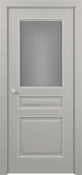 Ампир ДО ART Classic Т2 Сатинато Светло-серый патина серебро (в канавку)