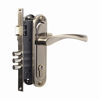 Замок врезной M Economic 1523/60 AB (старая бронза) алюминий (AL)+ЦАМ Arni