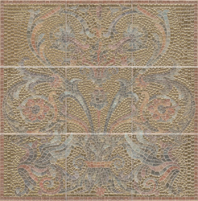 Виченца панно золото 45х45