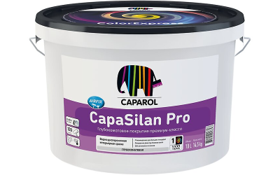 Caparol CapaSilan Pro. Глубокоматовая интерьерная краска премиум-класса