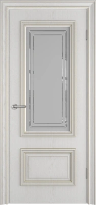 Antique 2 Crystal Cloud Bianco classic патина золото PG
