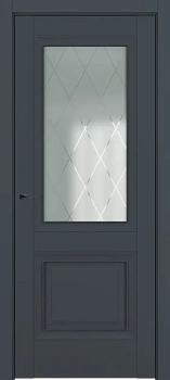 Венеция ДО Baguette B1 Сатинато с рисунком ромб Графит премьер мат