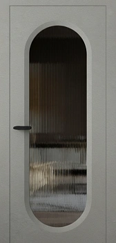 Aero 2 ДО Рифленое стекло ФЛУТС ПВХ в цвет полотна с 2-х сторон Укутка верх/низ (Тип 0)