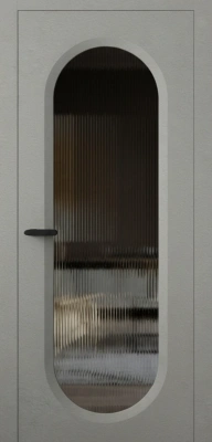 Aero 2 ДО Рифленое стекло ФЛУТС ПВХ в цвет полотна с 2-х сторон Укутка верх/низ (Тип 0)