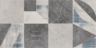 Zone бордюр темно-серый B 30х60