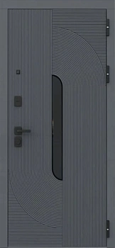 М110 Черная шагрень вс. сн. Черный лакобель /Velluto Bianco