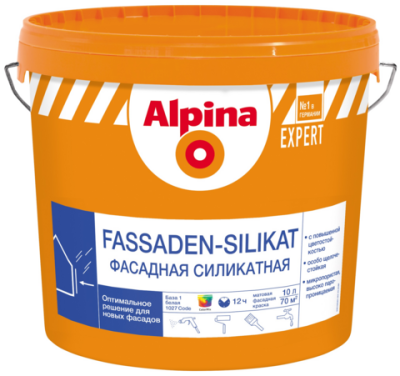 Alpina EXPERT Fassaden-Silikat (Альпина ЭКСПЕРТ Фасадная силикатная) Alpina EXPERT Fassaden-Silikat (Альпина ЭКСПЕРТ Фасадная силикатная)