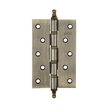 Петля универсальная 125*75 с колпачком MAB (матовая бронза) Arni