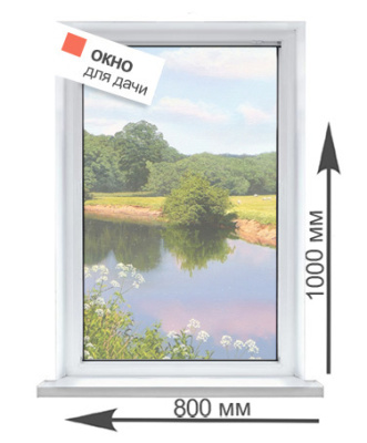 Окно для дачи глухое Артикул: 48436