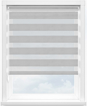 Зебра СКРИН 1852 серый, 300 см