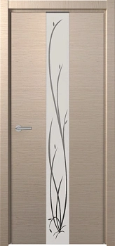 H-4 зеркало белое с рисунком