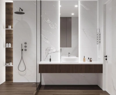 Calacatta Michael 60x120 керамический гранит DG матовый карвинг