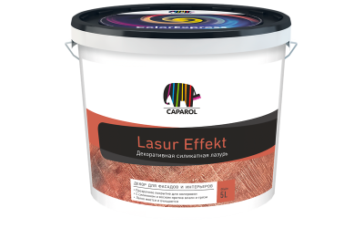 Caparol Lasur Effekt. Декоративная силикатная лазурь