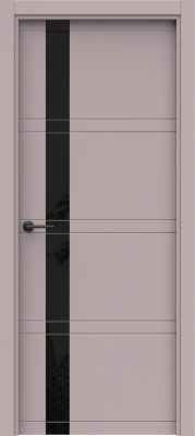 Blend 1 ДГ Lacobel черный лак (38) ПВХ в цвет полотна с 2-х сторон Врезка 0