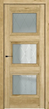 Гранд ДО Baguette B1 Сатинато с рисунком ромб Голд вуд