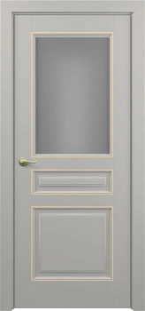 Ампир ДО ART Classic Т2 Сатинато Светло-серый патина золото (в канавку) Ампир ДО ART Classic Т2 Сатинато Светло-серый патина золото (в канавку)