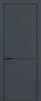 Квалитет К10 Графит премьер мат ALU Черная с 4-х молдинг черный (Mb)