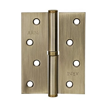 Петля разъемная левая 100*75 AB (старая бронза) Arni