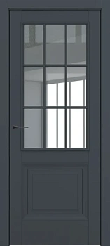 Венеция ДО Baguette АК B2 стекло прозрачное Графит премьер мат