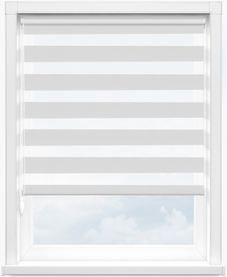 Зебра ШАДИ 0225 белый, 300 см