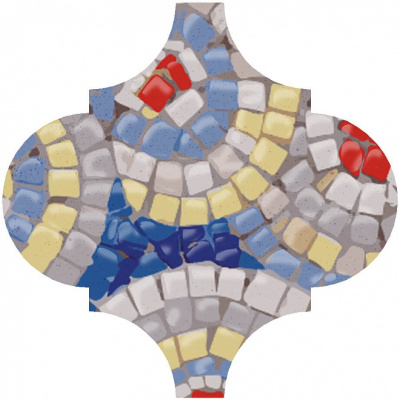 Арабески Майолика декор Гауди 6,5х6,5 OP\A172\65000