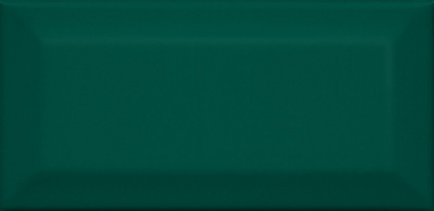 Клемансо плитка грань зеленая 7,4х15