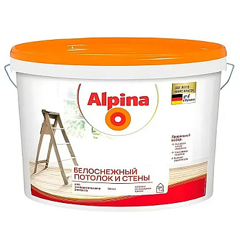 Alpina Белоснежный потолок и стены