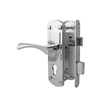 Замок врезной 1423 алюминий (AL)+ЦАМ Arni