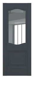 Венеция ДО Baguette B2.2 стекло прозрачное Графит премьер мат Венеция ДО Baguette B2.2 стекло прозрачное Графит премьер мат