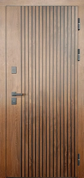 Протерма мдф/мдф Грецкий орех с патиной/ Белый