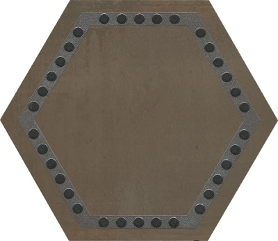 Раваль декор коричневый 29х33,4