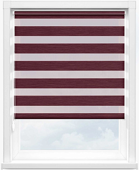 Зебра МОНТАНА 4858 бордо, 280см