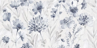 Aquarelle Blanco 40x80 декор матовый