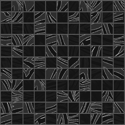 Irma мозаика черная 30х30